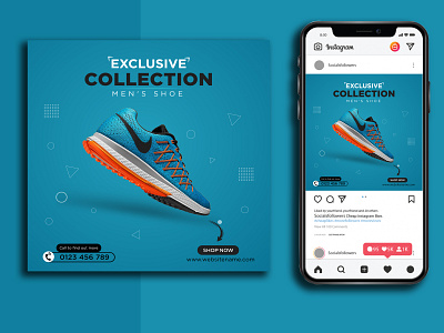 Shoe Social Media Post/Banner Design