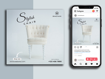 CHAIR SOCIAL MEDIA POST / BANNER DESIGN