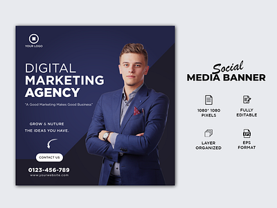 Corporate Social Media Post/Banner Design