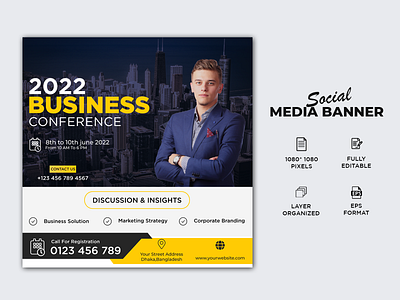 Corporate Social Media Post/Banner Design