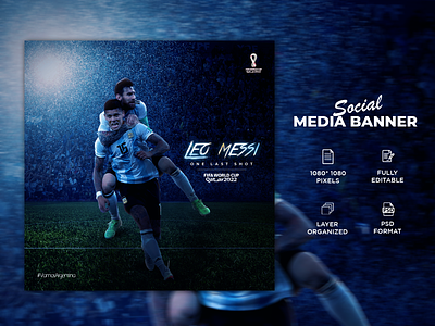 Lionel Messi - Argentina Poster Design