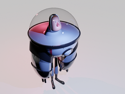 Astronaut (3D character) 3d astronaut blender character illustration space