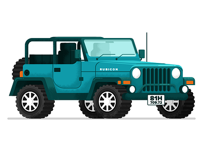 Jeep car illustration vector