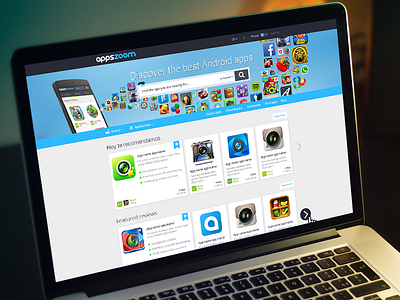 Appszoom homepage redesign