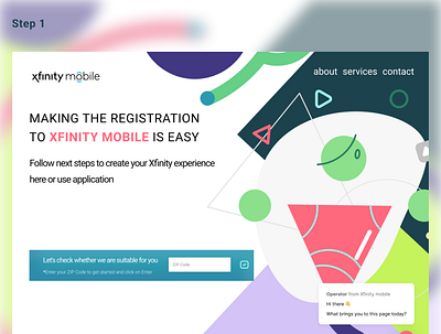 Registration design ui ux