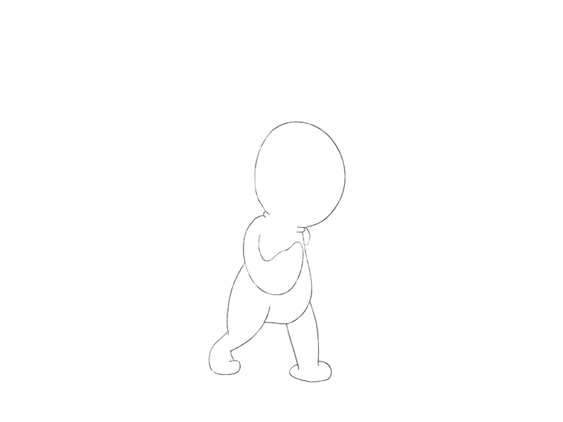 Skipping Cycle Cel animation bubble cel cel animation cycle figure give me feedback liquid skipping walk cycle wip