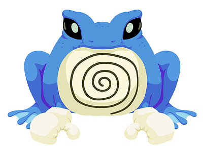 "Realistic" Poliwhirl illustration pokémon poliwhirl realistic