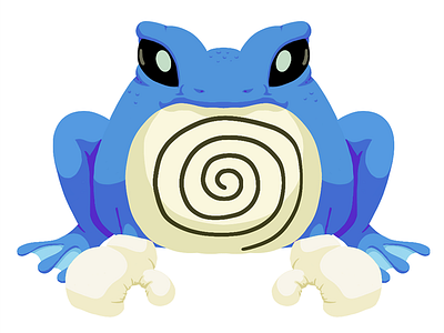 "Realistic" Poliwhirl illustration pokémon poliwhirl realistic
