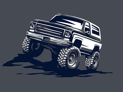 Chevy k5 blazer car carart carillustration chevrolet chevy clothingdesign customdesign illustation simple suv tshirtdesign vector