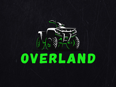 Concept of a logo for ATV rental company.