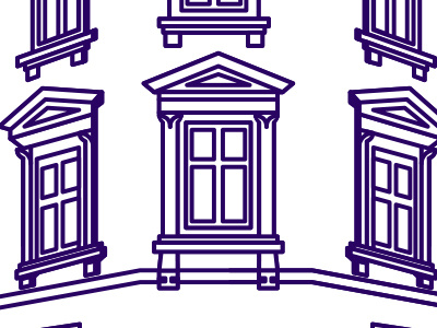 Windows illustration purple windows work in progress