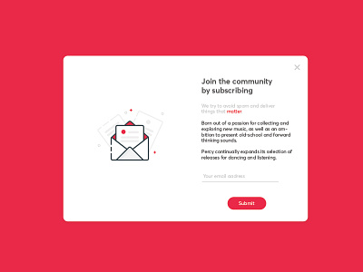 Unilun newsletter email newsletter popup subscribe ui ux web web design