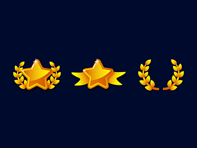 Golden Badges badges branding design graphic design icon illustration logo typography ui ux vector