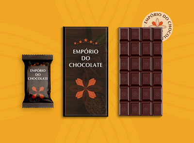 Empório do Chocolate branding chocolate design embalagem graphic design icon logo logomarca marca packing