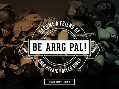 Auld Reekie Roller Girls Roller Derby - Web Banner