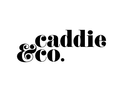 Caddie & Co concept logo brand identity branding logo
