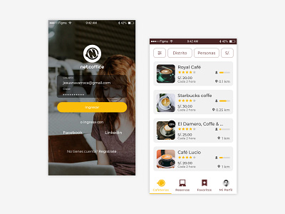 App design for coworking