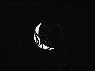 Lúnika halfmoon logo moon