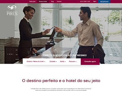 Hotel Redepires website homepage web