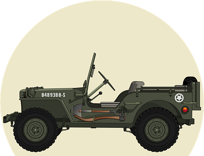 1945-"Jeep Willy" illustration jeep