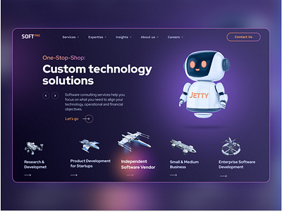 Space Dark Theme for website dark design landing space ux ux design website