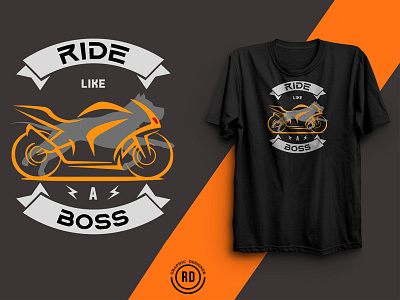 Biker Dog T-shirt Design