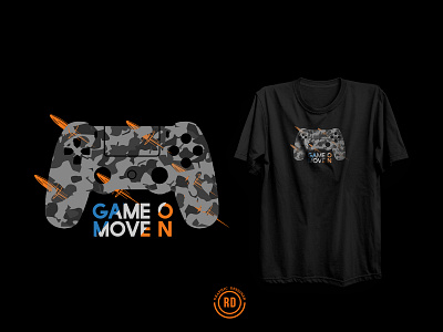 Gaming t-shirts design. vector illustration typography shirt. advertising art black blue branding fashion game gaming graphic design illustration minimal orange pod print print on demand t shirt t shirtdesign tee typography vector