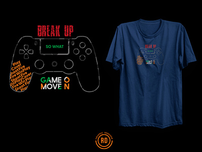 Gaming T-shirt design illustration. vector graphic design.