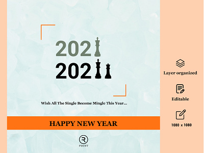 Social media template for new year. advertising banner brand branding creative design facebook graphic design humor illustration instagram logo marketing new year post psd social media. template. ui ux