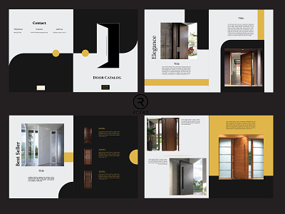 Catalog design| Minimal style| print design