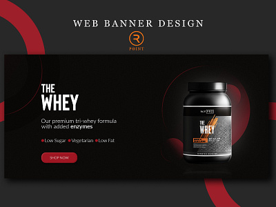 Gym supplement web banner | Social media banner by Rahul das on Dribbble