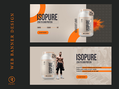 Web banner design for supplement brand.google ads.