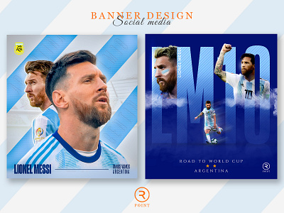 Lionel Messi Argentina social media banner | Facebook post |