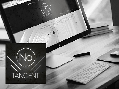 Notangent art artistic direction gallery identity logo minimalism web design webdesign website