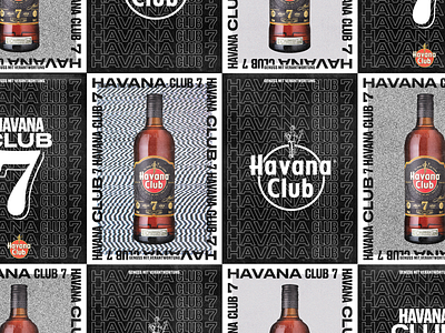 Havana Club Germany OOH advertising alcohol branding brutalism design graphic design havana club ooh poster poster design rum
