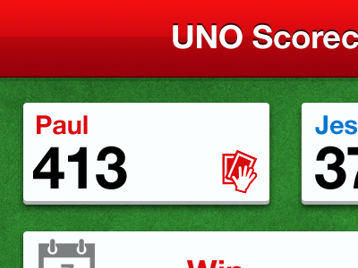 Uno Scorecard #1 ios iphone retina uno user interface