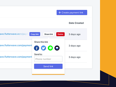 Shareable Payment Links fintech flutterwave payment links payments rave share social