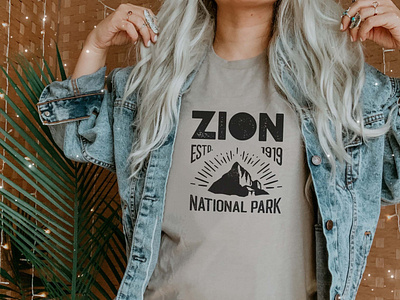 Zion National Park Apparel Graphic apparel graphics digital illustration graphic art graphic design illustration t shirt design