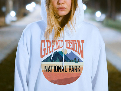 Grand Teton National Park Hoodie Graphic