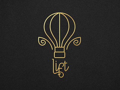 Lift // Hot Air Balloon Logo #dailylogochallenge DAY 2