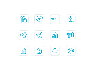 Oberlo Icons ecommerce icons icons set illustration oberlo outline symbols vector