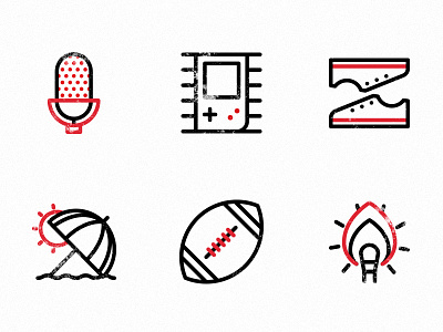 Mood Icons clean icons illustration line