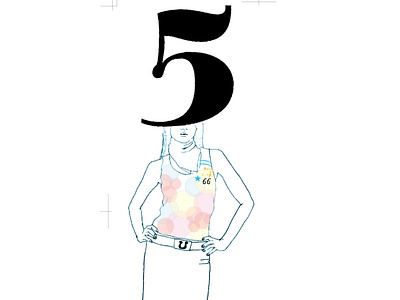 GirlT character country girl design five girl girl illustration graphic graphicdesign illustration