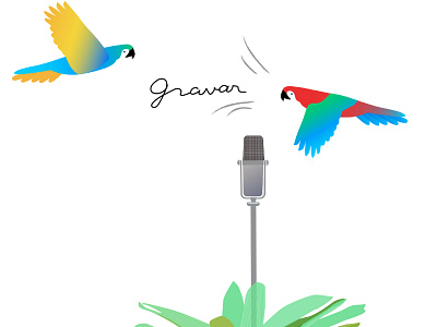 Parrot drawing icon illustrator parrot