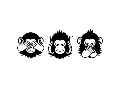 3onkey LOGO branding design logo monkey