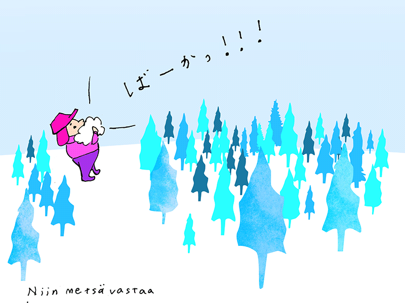 Okko-ku character finland illustraor