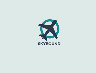 Skybound Airlines - Day 12 of #dailylogochallenge branding dailylogochallenge design dlc graphic design illustration logo vector