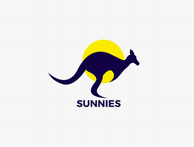 Sunnies - Kangaroo Logo - Day 19 of #dailylogochallenge branding dailylogochallenge design dlc graphic design illustration logo vector