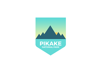 Pikake national park - Logo - Day 20 of #dailylogochallenge branding dailylogochallenge design dlc graphic design illustration logo vector