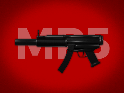MP5 - Game asset 3d 3dmodel art blender cg cgi design game gameart gameasset graphic design gun model visual weapon